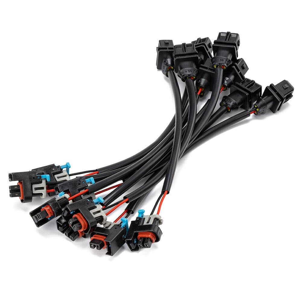 ya 6 8.14 8X for Jetronic EV1 to for Mini Multec 2 Fuel Injector Wire Harness Adapter