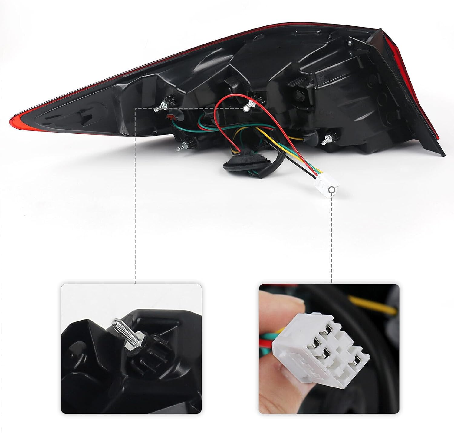 ya 2 8.15 Right outer taillight assembly brake stop light suitable for 2019-2020 for Hyundai Elantra