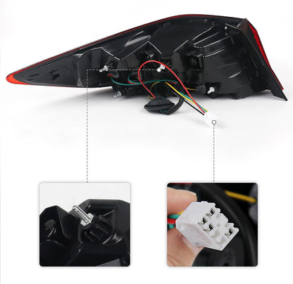 ya 2 8.15 Right outer taillight assembly brake stop light suitable for 2019-2020 for Hyundai Elantra
