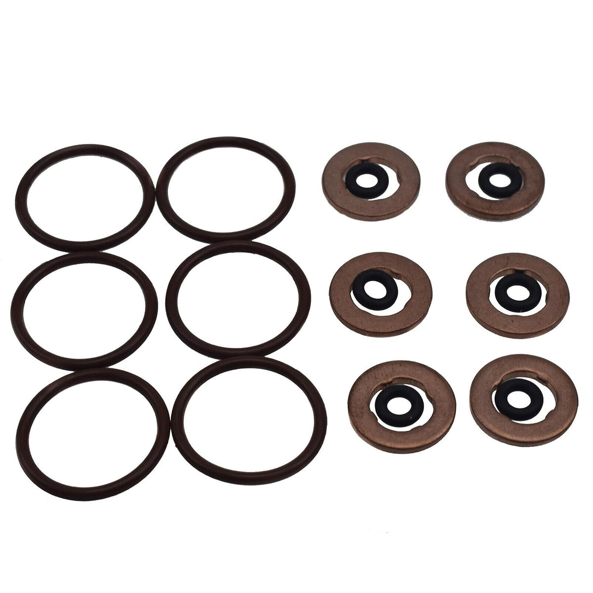 ya 4 8.8 6 Sets of Fuel Injector O-Ring Sealing kit 059130519 Suitable for Audi A3 A4 A6 Q7 for VW Touareg