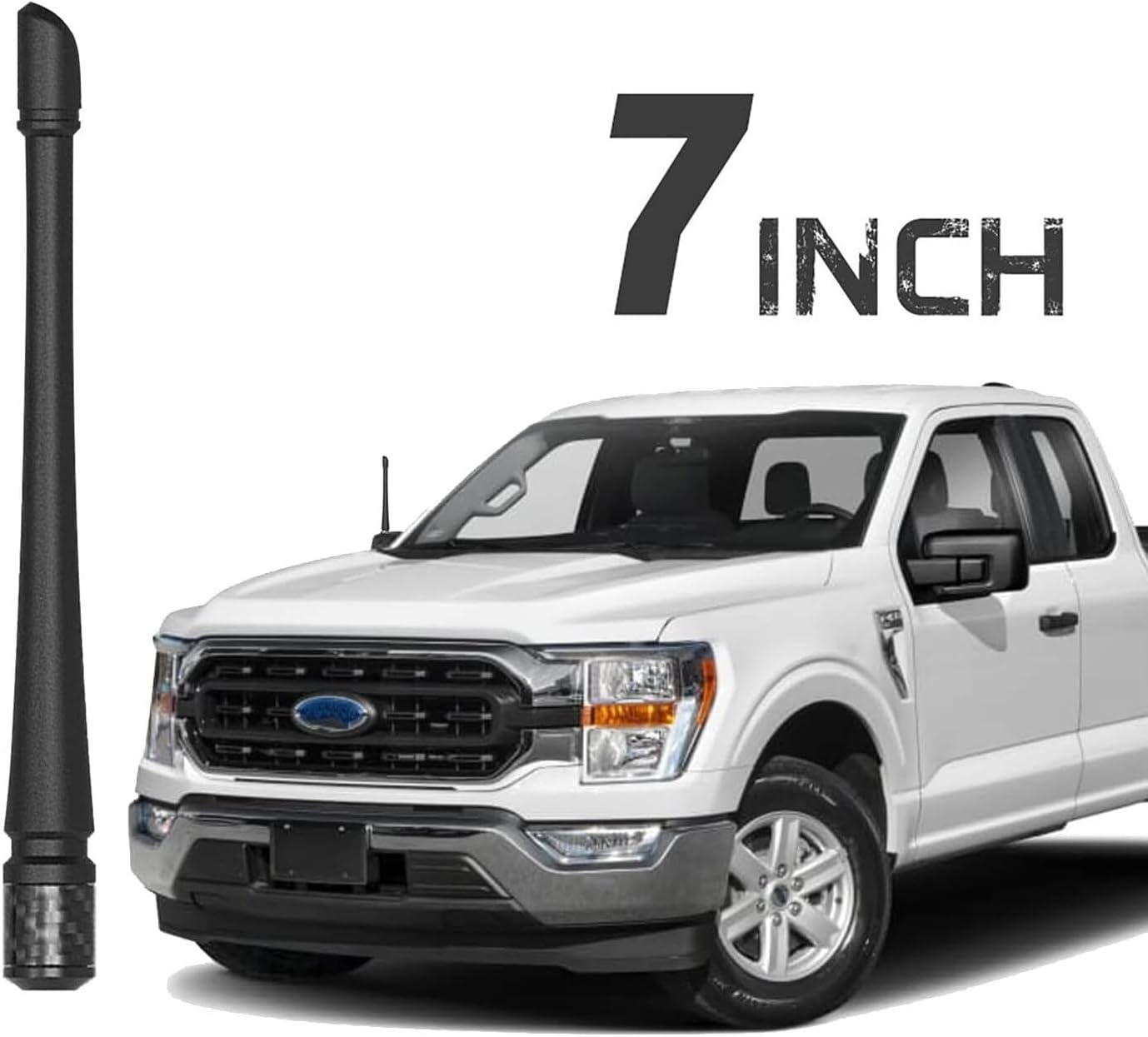 ya 6 8.24 baidi 7 For 2009-2024 for Ford F-150 Rubber Short Antenna Radio AM/FM Mast Accessories