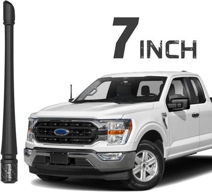 ya 6 8.24 baidi 7 For 2009-2024 for Ford F-150 Rubber Short Antenna Radio AM/FM Mast Accessories