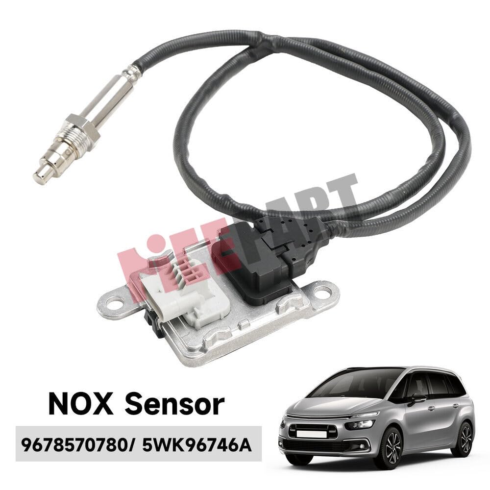 ya 9 10.24 New 9678570780 Nox Nitrogen Oxide Sensor Compatible for Citroen for Peugeot 1.6, Diesel