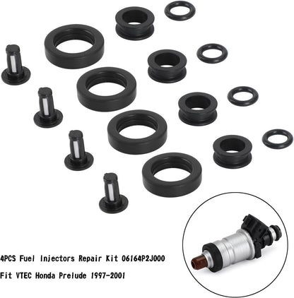 ya 14 9.20 zhengce 4PCS Fuel Injectors Repair Kit 06164P2J000 for VTEC for Honda Prelude 1997-1