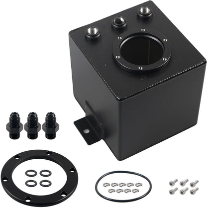 ya 4 8.10 Black 2L Car Fuel Swirl Surge Pot Tank Alu for Minium Surge Tank for 044 Fuel Pump