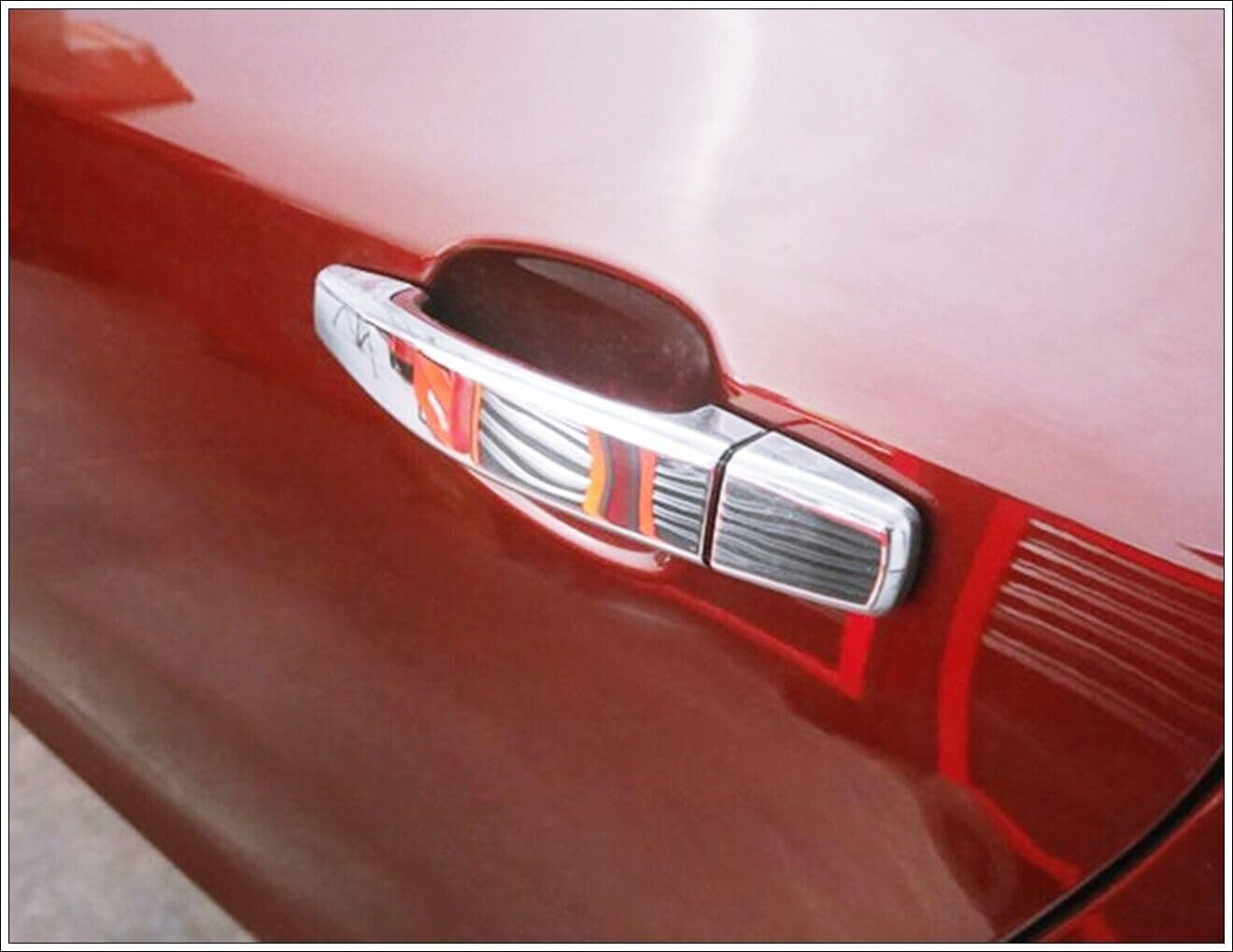 ya 2 8.15 Chrome Door Handle Cover 4 Door S.Steel for Vauxhall for Opel for Corsa D-E 2006-2018
