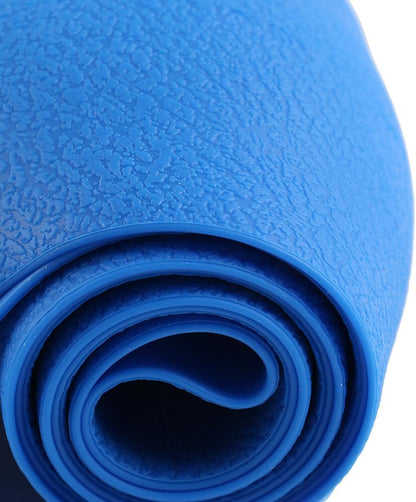 ya 4 8.14 Car Leather Texture Soft Silicone Steering Wheel Cover Anti-Slip Blue 10-12