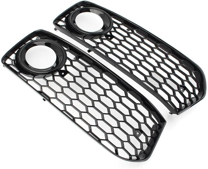 ya 2 8.15 Honeycomb front bumper fog light grille cover for Audi A5 S5 B8 RS5 08-12