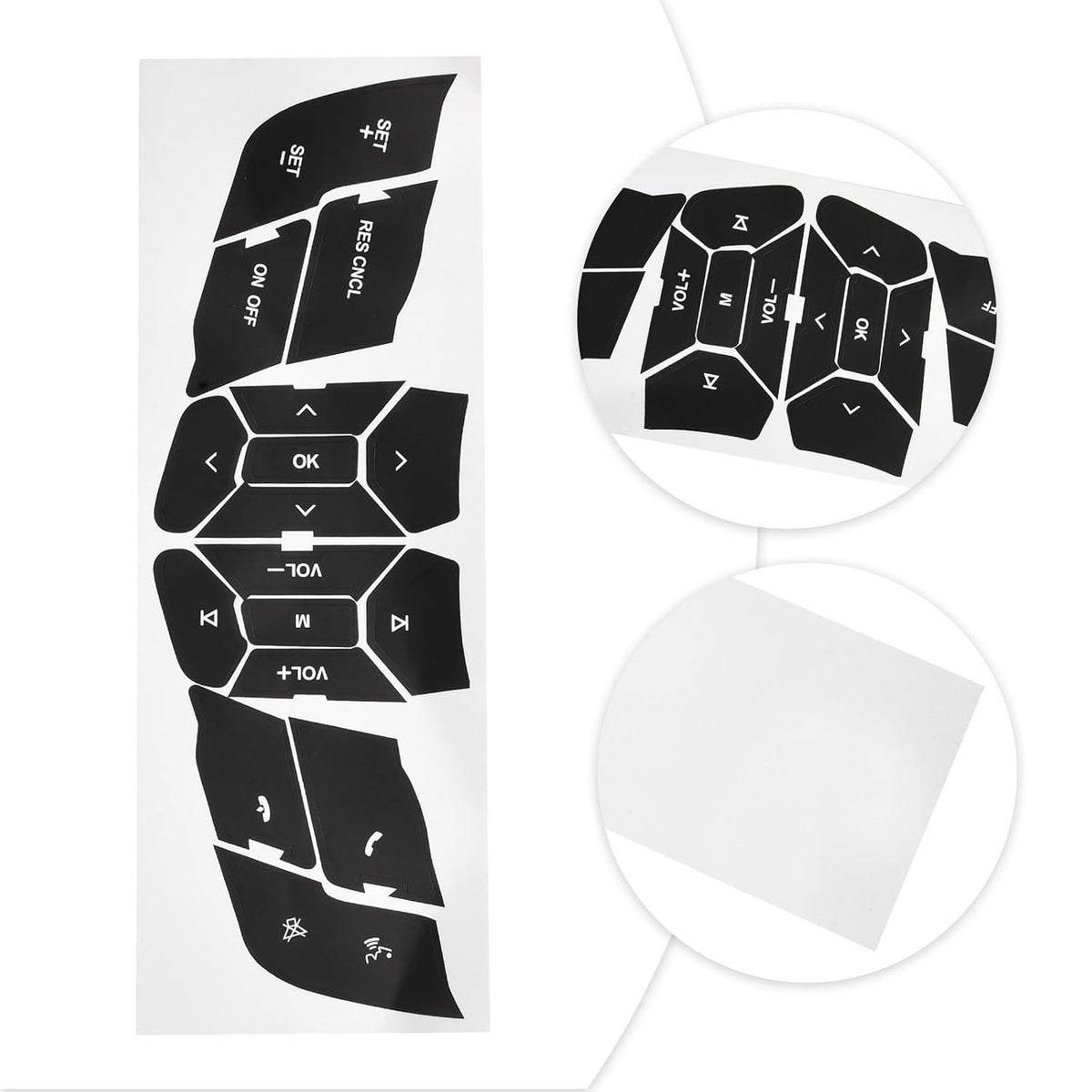 ya 23 10.7 baidi Decal Stickers for for for Ford for for Mustang Steering Buttons for Model Years 15 18