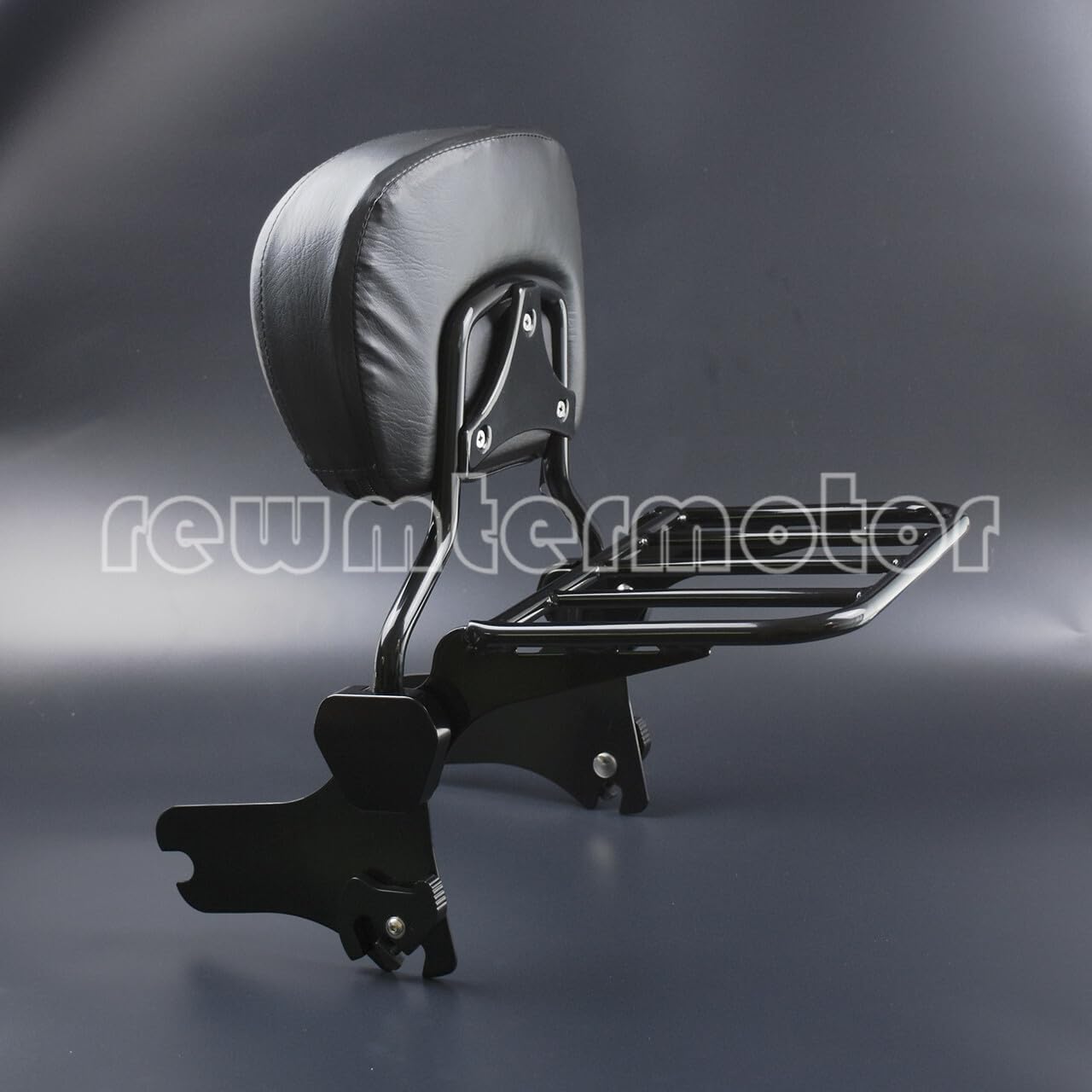 ya 6 8.24 baidi Detachable Backrest Sissy Bar Luggage Rack Fit for Harley Road King Glide FLHX