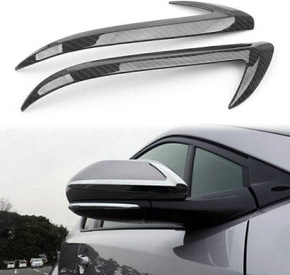 ya 4 8.14 for Toyota C-HR 2016-18 Carbon Rear View Side Wing Mirror Base Cover Trim Strip