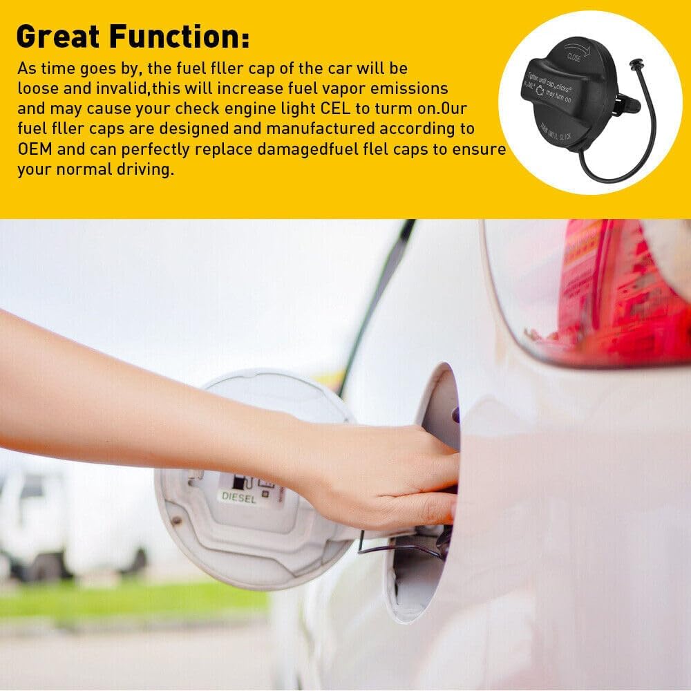 ya 5 8.10 Fuel tank gas cap assembly suitable for BMW E39 E46 E60 E63 E65 E66 E71 E90 16117222391