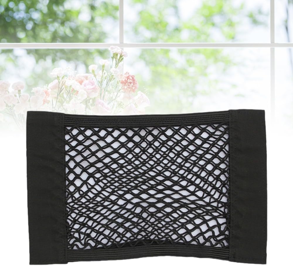 ya 2 8.15 1PCS Car Trunk Double-Layer Net Back Storage Pouch Vehicle Sundries Organizer