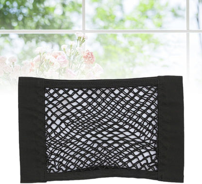 ya 2 8.15 1PCS Car Trunk Double-Layer Net Back Storage Pouch Vehicle Sundries Organizer