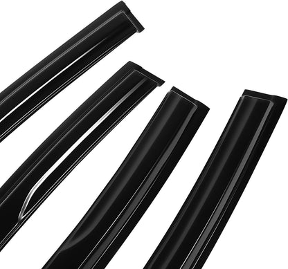 ya 6 8.24 baidi Tape-on Rain Guard Window Visor Vent Shade Deflector for 2018-2024 for Toyota for Camry