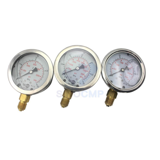 ya 16 10.20 baidi Hydraulic Pressure Gauge Kit Excavator Tester Coupling Hydraulic Tester New