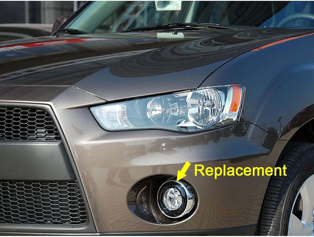 ya 4 8.24 baidi Front fog lamp cover trim f for Ram e 2 pieces fits 2010-2012 for Mitsubishi Outlander