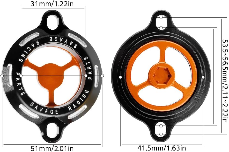 ya 23 10.7 baidi Engine Oil Filter Cover Cap For 390 ADV DUKE 125 200 250 390 RC125 RC 200 250