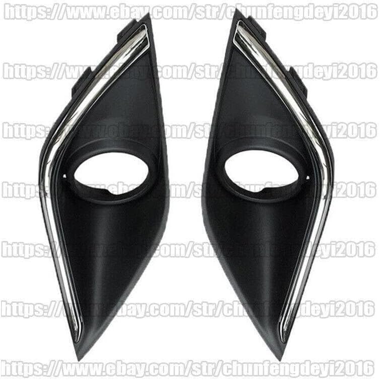 ya 4 8.24 baidi 2 Pack Front Bumper Guard Fog Lamp Cover for Mitsubishi Outlander 2016-2020