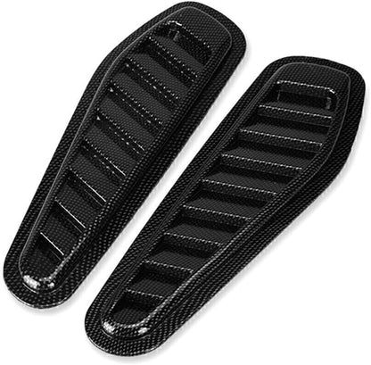 ya 12 10.8 zhengce Universal Carbon Fiber Car Decor Air Flow Intake Hood Scoop Vent Bonnet Cov