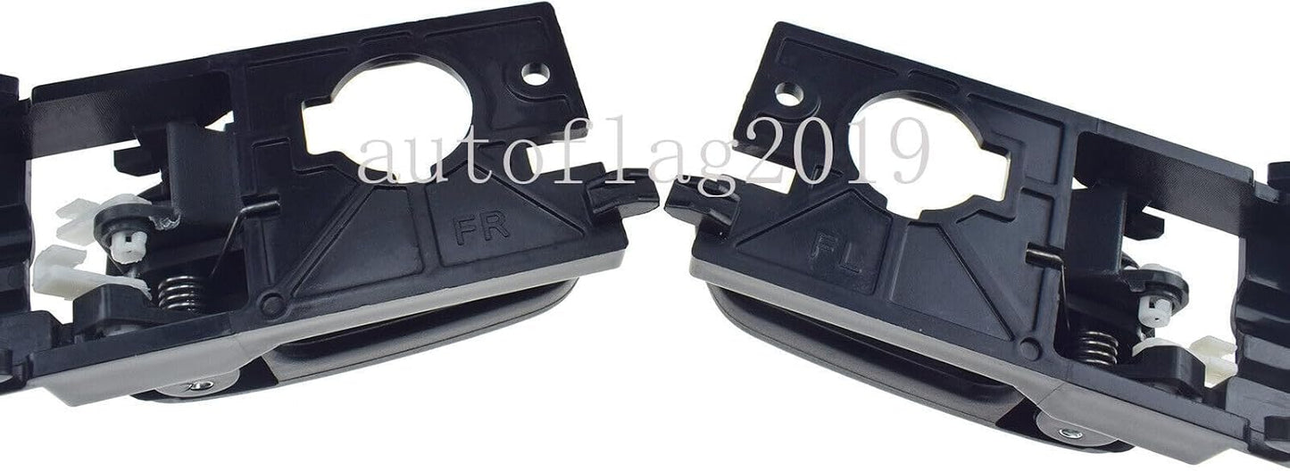 ya 4 8.24 baidi 2 Pack Gray Interior Door Handle Front Left Right for Hyundai Accent 2006-2011 