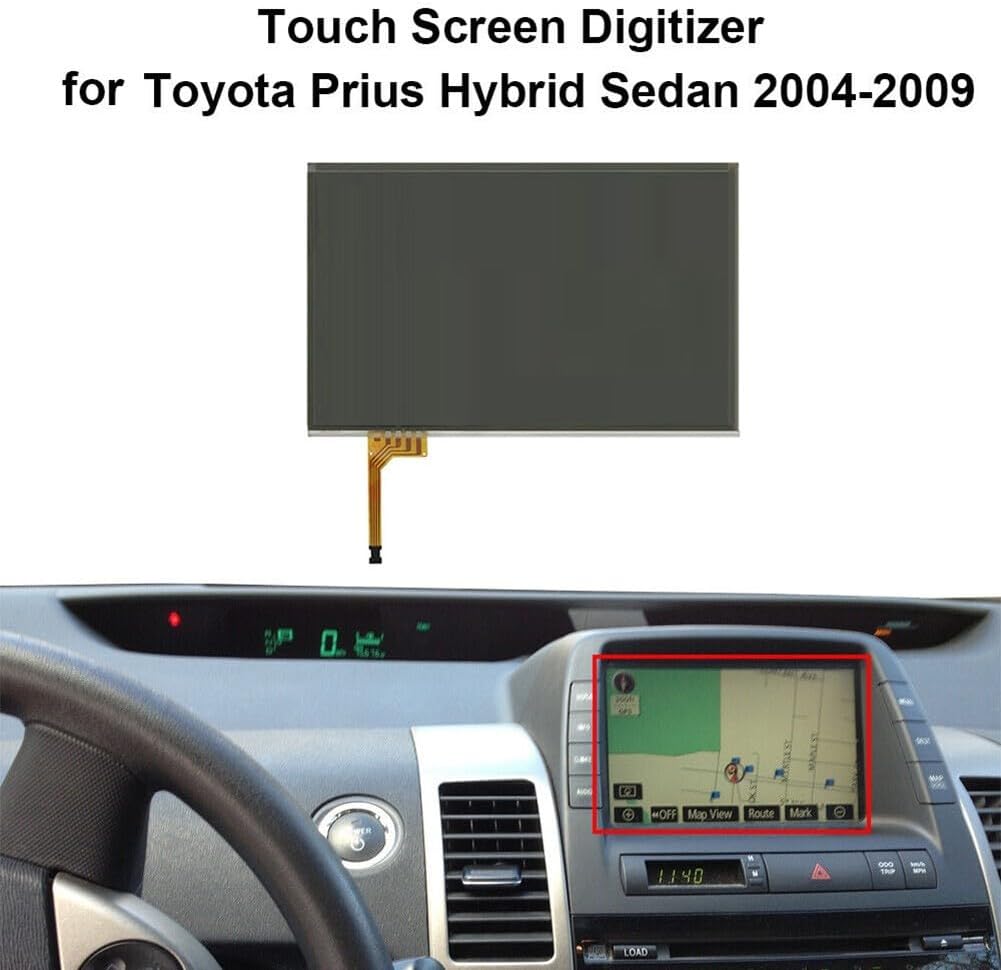 ya 4 8.14 LTA070B510F for for Toyota for Prius Sedan 7.3 Touch Screen Digitizer 04-09