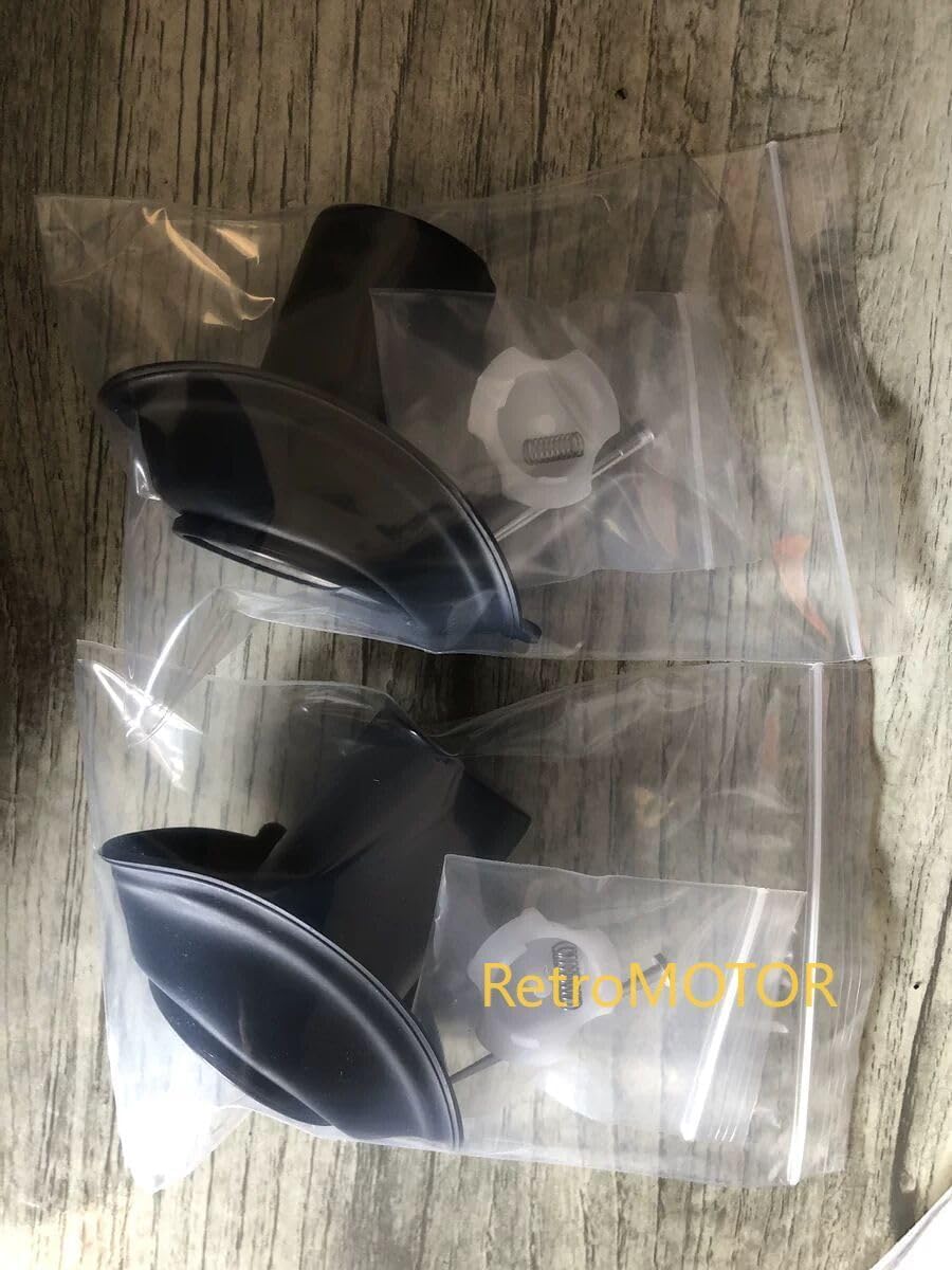 ya 13 9.15 baidi 2x Membrane Carb Vacuum Pistons for Honda VT1100C Shadow Spirit 1997-2005 1999