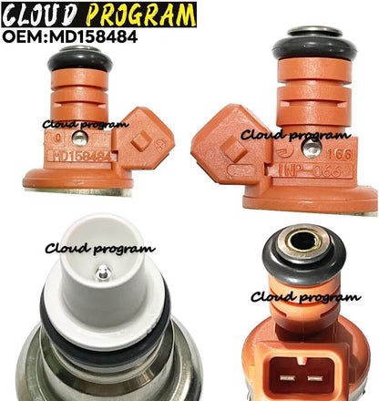 ya 12 10.8 baidi 6PCS FUEL INJECTORS For 92-2000 for Dodge PLYMOUNTH ACCLAIM SUNDANCE 3.0L Vin 3
