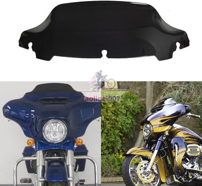 ya 23 10.7 baidi 7-inch Black Motorcycle Wave Windshield Suitable for 14-24 for Harley-Davidson Touring