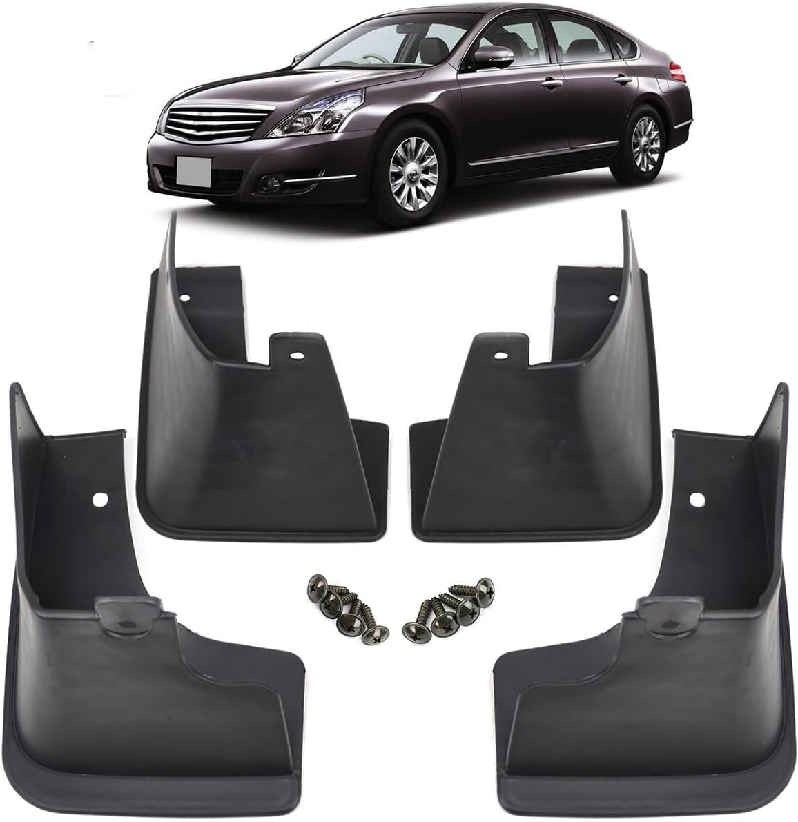 ya 14 9.20 zhengce 4X Front Rear Mud Flaps Splash Guards Mudguards for Nissan Maxima J32 2008--1