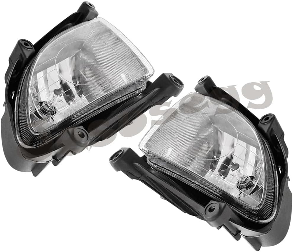 ya 9 10.24 Pair Fog Light Right+Left Side Clear Lens for Kia Sportage 2006 2007 2008