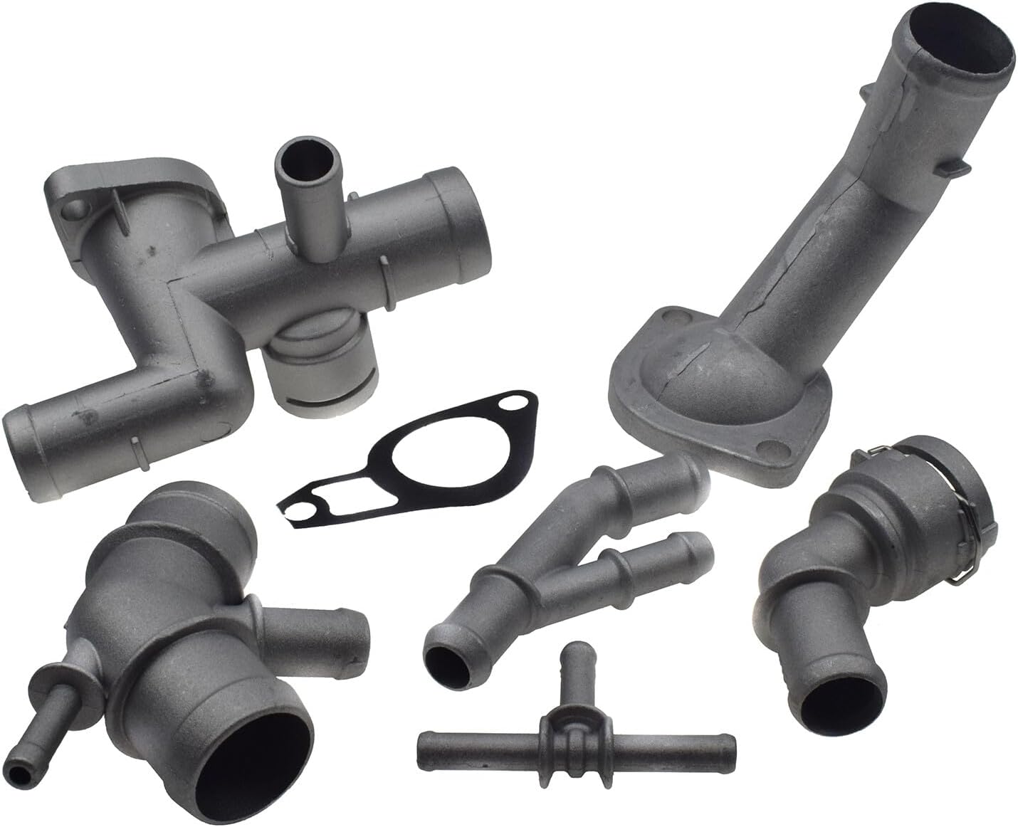 ya 2 8.15 Aluminum engine coolant flange pipe set of 6 pieces suitable for VW for Golf for JETTA CC