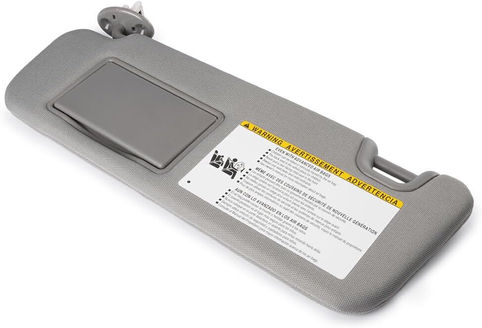 ya 11 9.14 baidiLeft Driver Side Sun Visor Gray for Toyota Highlander 2014-2019 74320-0E074-B0