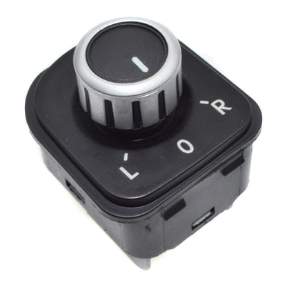 ya 4 8.8.2 Chrome Side Mirror Adjustment Switch Knob Suitable for VW for Golf for Jetta for Tiguan for Passat Rabbit