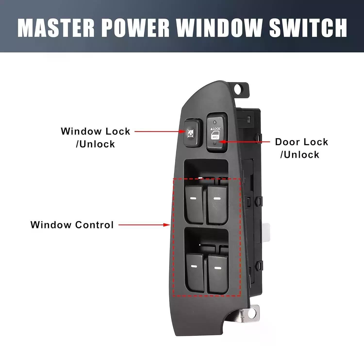 ya 8 8.24 baidi 93570-1M100WK Power Window Switch Fit for Hyundai for Kia for Sorento Forte Anti Jam