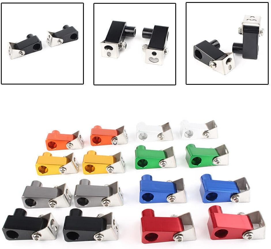 ya 28 10.13 zhengce 2 x Fog Light Bracket Fit Motorcycle Modification Support Holder Metal Allo