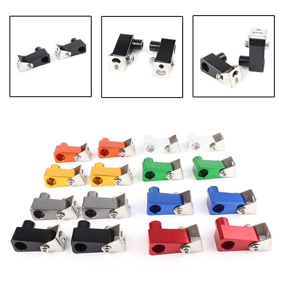 ya 6 8.14 2 x Fog Light Bracket Fit Motorcycle Modification Support Holder Metal Alloy