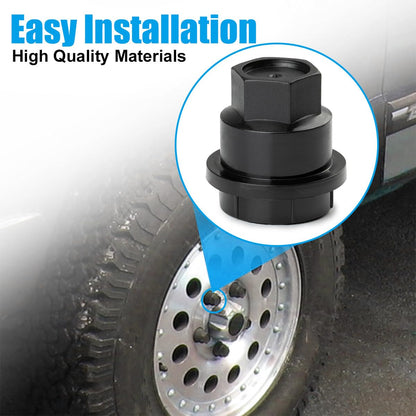ya 5 8.10 20X Lug Nut Covers Black for Chevrolet S10 Pickup Blazer for GMC Jimmy Sonoma