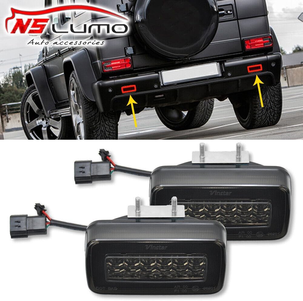 ya 7 8.24 baidi Rear LED fog lights (transparent smoked) lighting for Mercedes-Benz G-Class W463