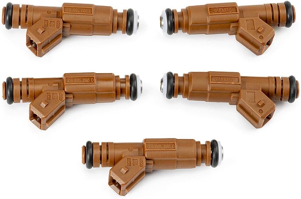 ya 4 8.8 0280155831 5pcs fuel injector set for Volvo S60 S80 C70 V70 Xc70 Xc90