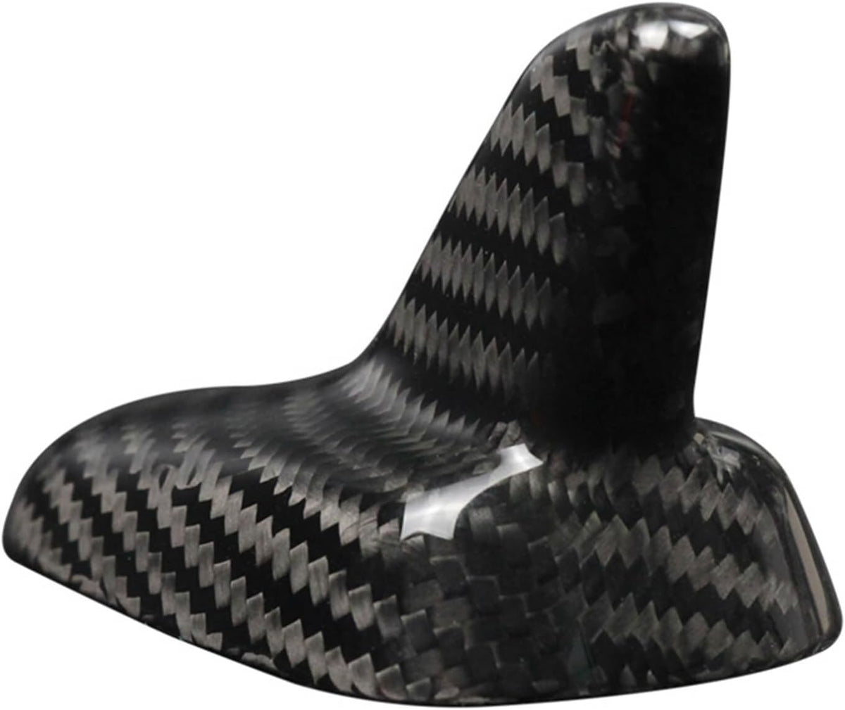 ya 14 9.20 zhengce Real Hard Dry Carbon Fiber Roof Shark Fin Antenna Cover Fits 15-21 for Golf-1