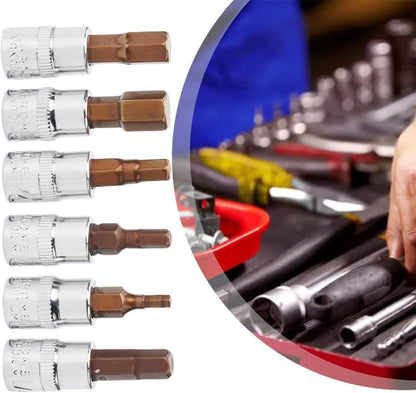 ya 14 9.20 baidi 6pcs 1/4 Inch Screwdriver Bit Socket Set Hex Screw Driver Bits Tools H3-H8-1
