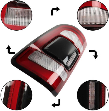ya 4 8.10 Left Rear/Driver Side LED Red Tail Light Assembly for 2019-2022 for Dodge for Ram 1500