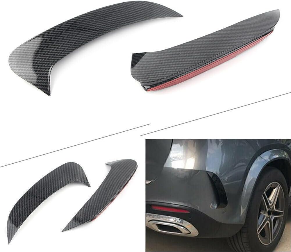 ya 4 8.14 for Mercedes-Benz W167 GLE 2020+ Rear Bumper Splitter Spoiler Canard Air Vent