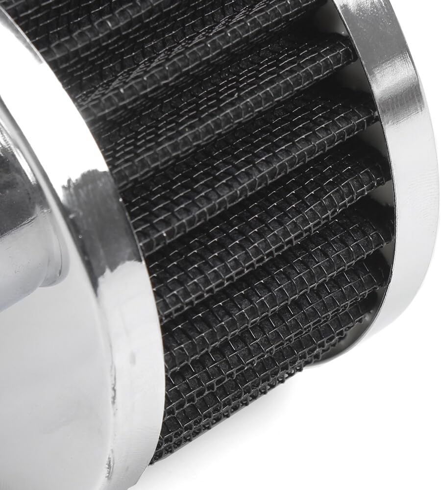 ya 13 9.15 baidi 2x Black Extra Flow 1 to 1-1/4 Push In Valve Cover Baffle Breather Vent Filter