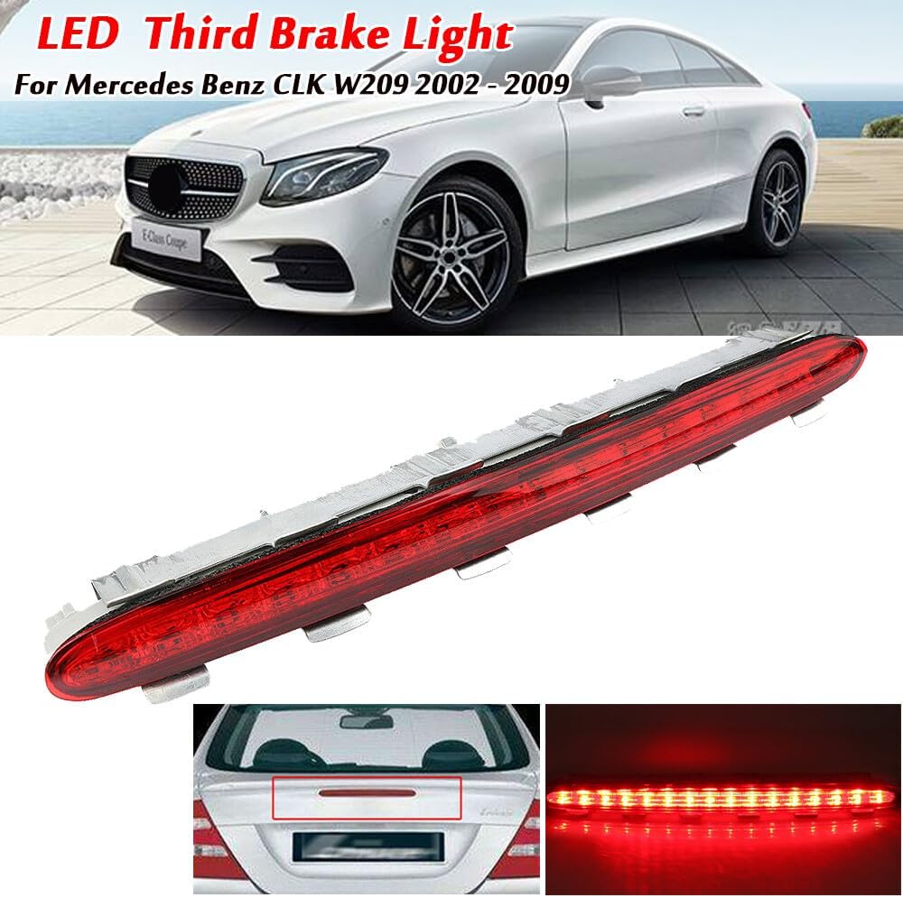 ya 4 8.10 LED THIRD BRAKE LIGHT 3rd Stop Lamp For 02-09 for Mercedes-Benz CLK W209#2098201056