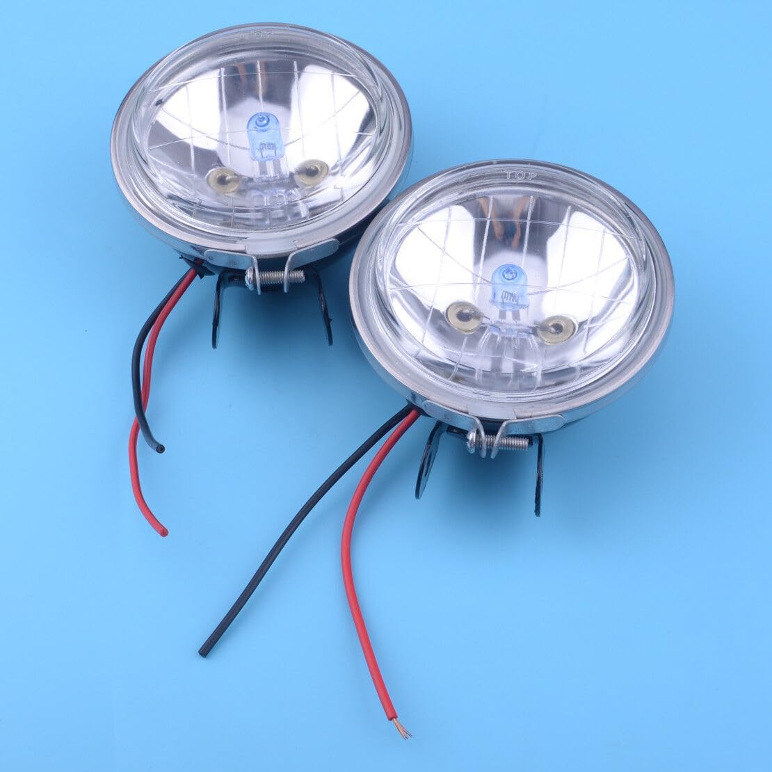 ya 4 8.14 90mm Fog Light 12V Light Set H3 100W Round Suitable for Van Bus Truck Pickup @