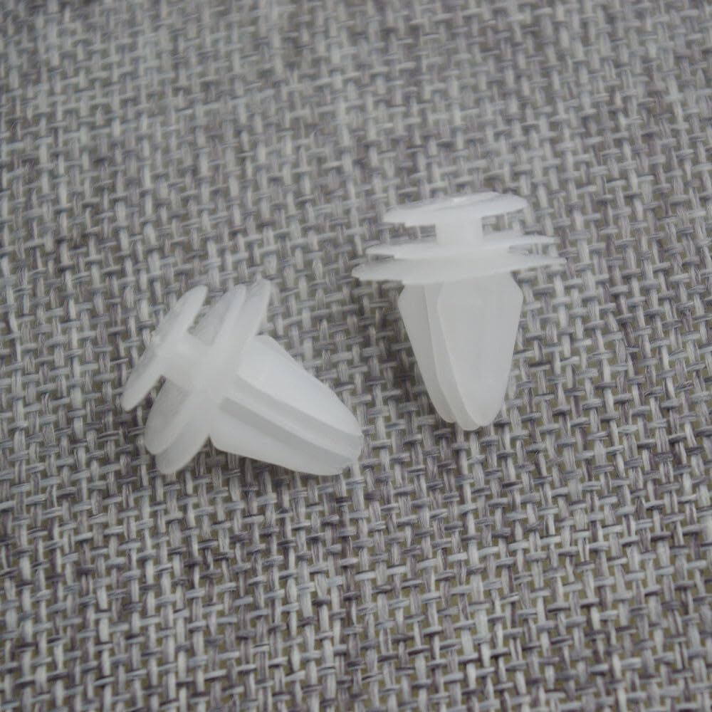 ya 2 8.15 50PCS Interior Board Retainer Clip Fastener 90467-10161 White for Toyota NEW