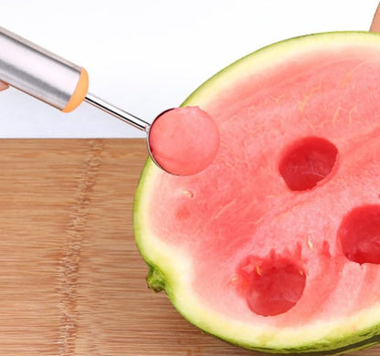 ya 14 9.20 baidi 3 Pcs/set Fruit Cutting Tools Sculpture Scooper Melon Baller Salad-1