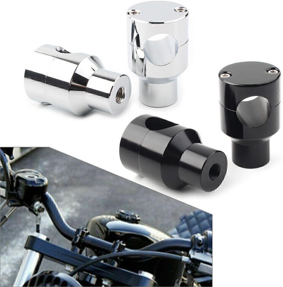 ya 6 8.14 1 Motorcycle Handlebar Handle Bar Mount Adapter Risers Clamp Fit Harley for Honda